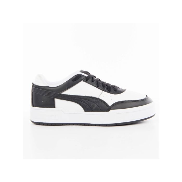 Puma Basket - Puma - CA PRO SPORT LTH - Blanc et noir - Cuir - Semelle caoutchouc