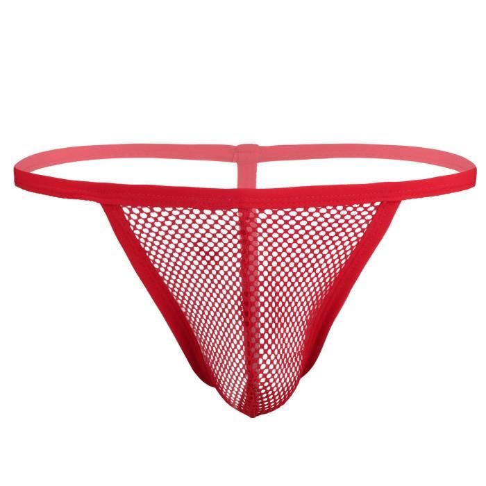 string homme transparent cdiscount