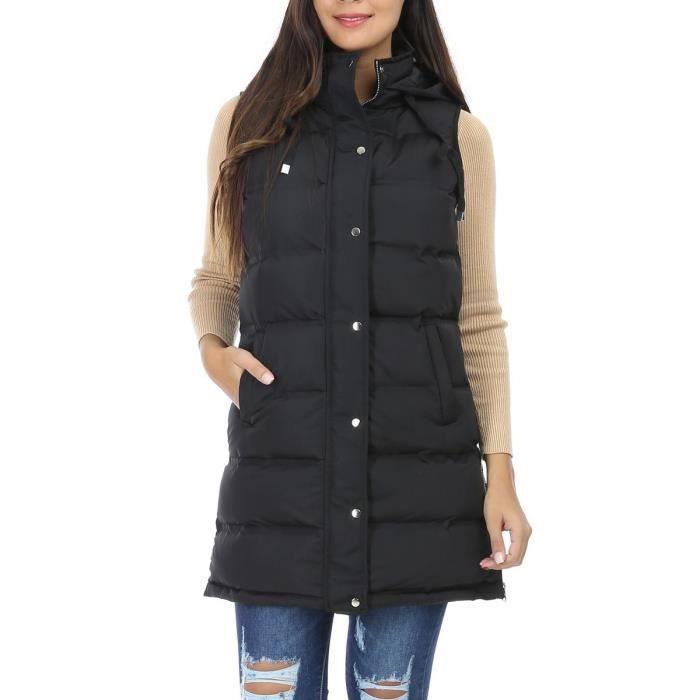 manteau sans manche femme