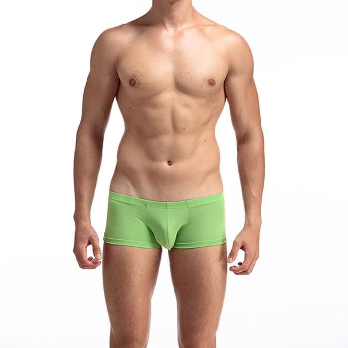 Boxer Homme Grande Taille – Caleçon Doux En Coton élastique, Avec Poche Transparente Pratique