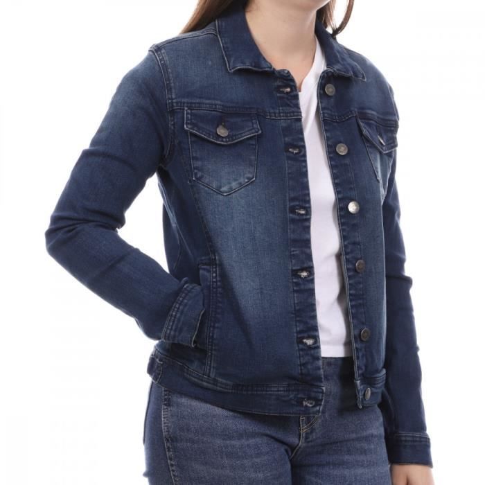 veste en jeans bleu femme lee cooper orra