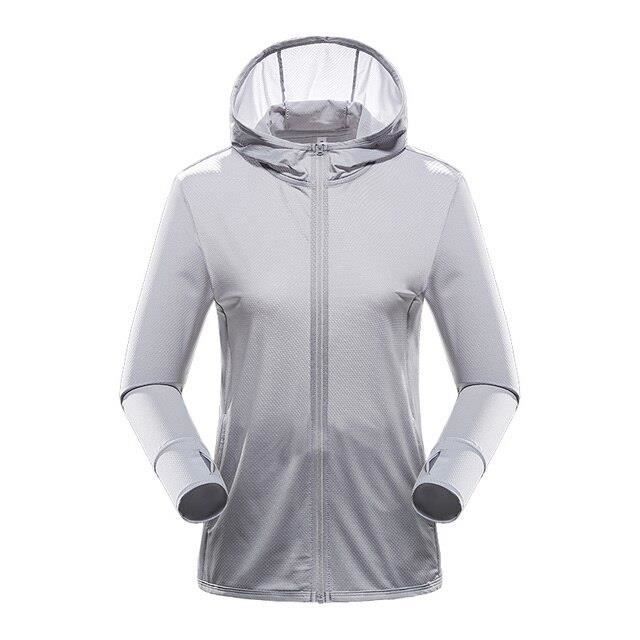 Couche De Base été Manches Longues Femme - Soie Glacée, UV, S-XXL (Neuf)