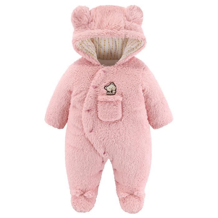 Acheter Bébé filles nouveau-né vêtements bébé hiver salopette bébé  barboteuses pour bébé garçons combinaison vêtements pour bébés