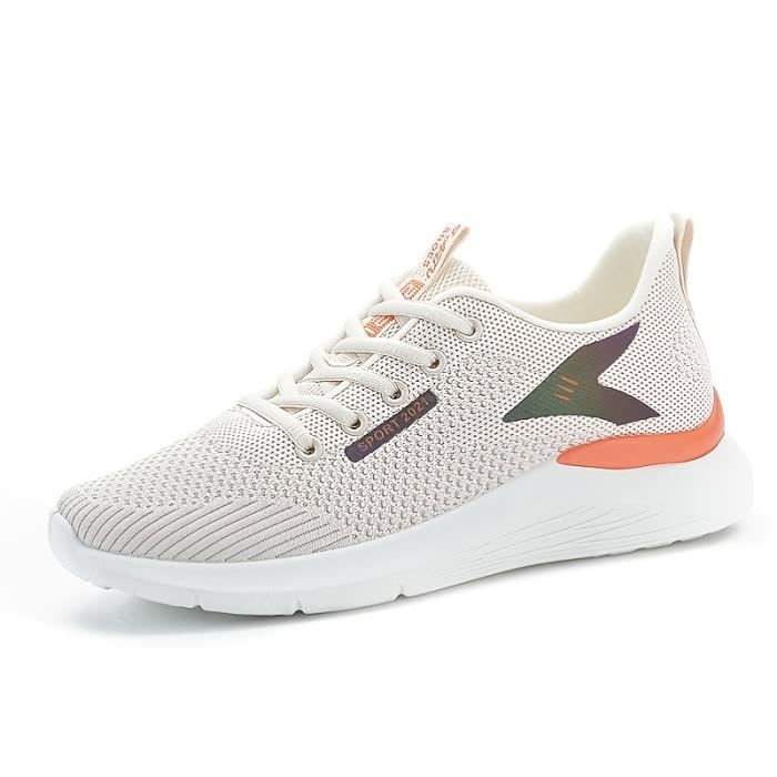 FUNMOON Basket Femme - FUNMOON - Confortable et respirant - Blanc