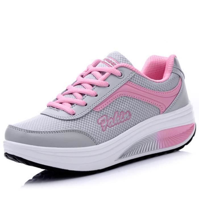 Basket Femme Sport Respirante Chaussures De Sport Femme Running - Légères Et Respirantes - Mesh - Pour Fitness Et Marche Basket Maille Femme