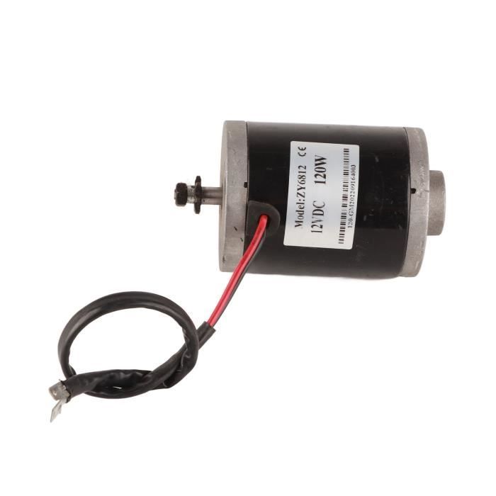 DAUERHAFT - Moteur électrique Brossé 24V 100W Avec Pignon 25H (9 Dents), Pour Scooter électrique, Go-kart, Vélo électrique DIY