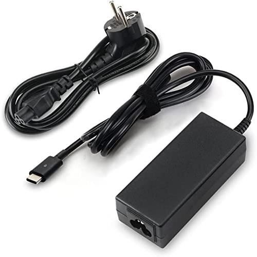 Chargeur pour Ordinateur Portable USB-C Type C 45W pour Chromebook