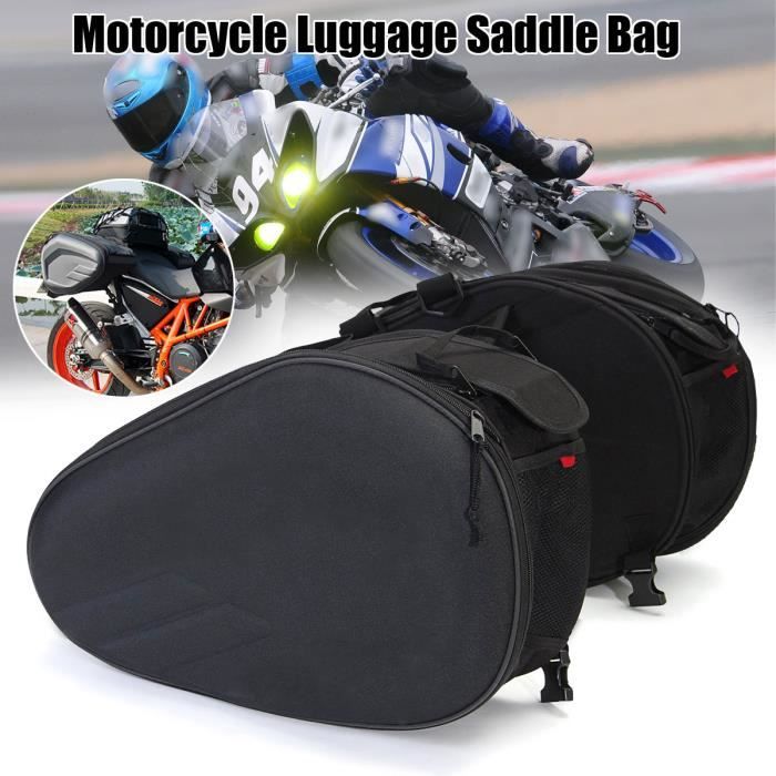 NEUFU 36-58L Moto Sacoche de Selle Sac Trousse Bagage Latérale +