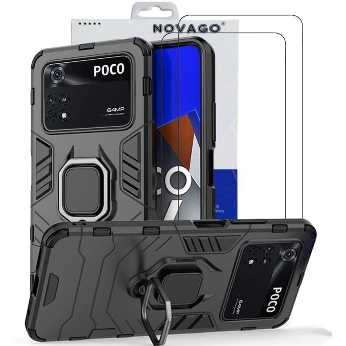 Coque pour Xiaomi Poco M5 4G/M4 5G,avec 2 Pièces Protection Écran
