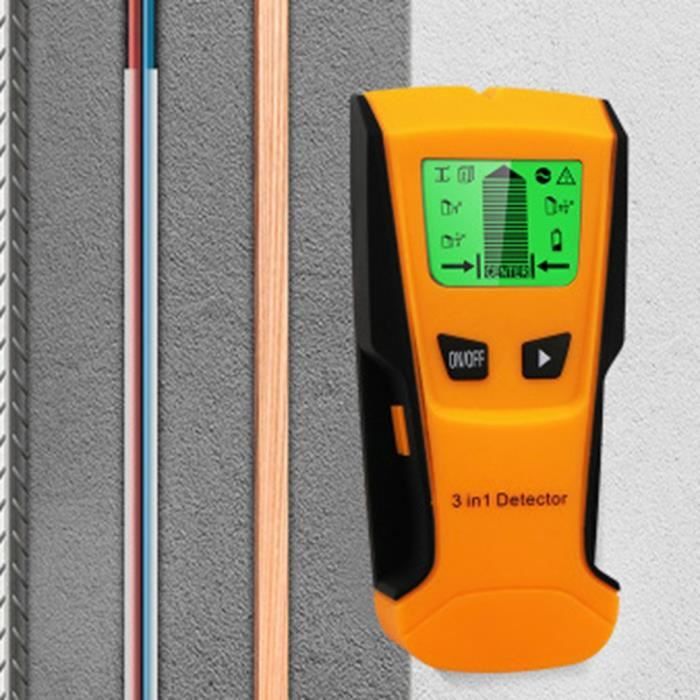 Stud Finder Capteur Mur Scanner 5 en 1 Electronic Stud Détecteur Localisateur mur LCD