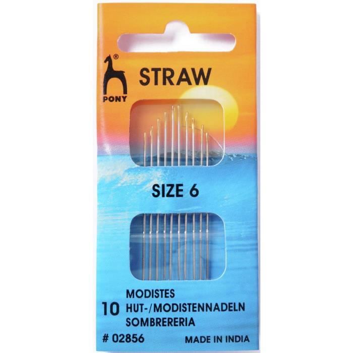 Pony P04861 Aiguilles à Coudre, Steel, Multicolore, 4,5 X 2,8