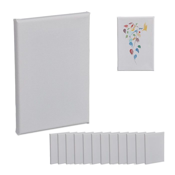 1 Panneau De Toile Vierge A2 100% Coton Pour Peinture à L'huile