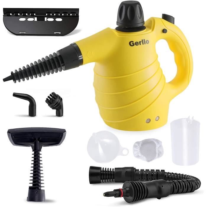 TVD Nettoyeur Vapeur, Nettoyeur Vapeur Robuste Avec 26 Accessoires, Balai Vapeur Avec Cordon D'alimentation Extra Long De 5 M Pour Le Nettoyage Du Sol De La Maison, Des Joints, Des Tissus