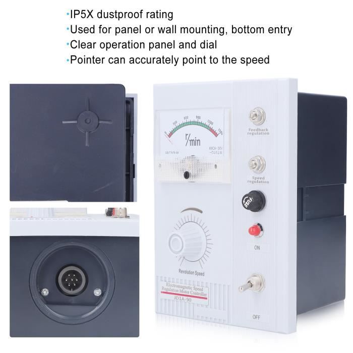 Régulateur De Vitesse Moteur AC 0-220V 8000W - Contrôle De Tension électronique - Pour Moteurs Et Lampes
