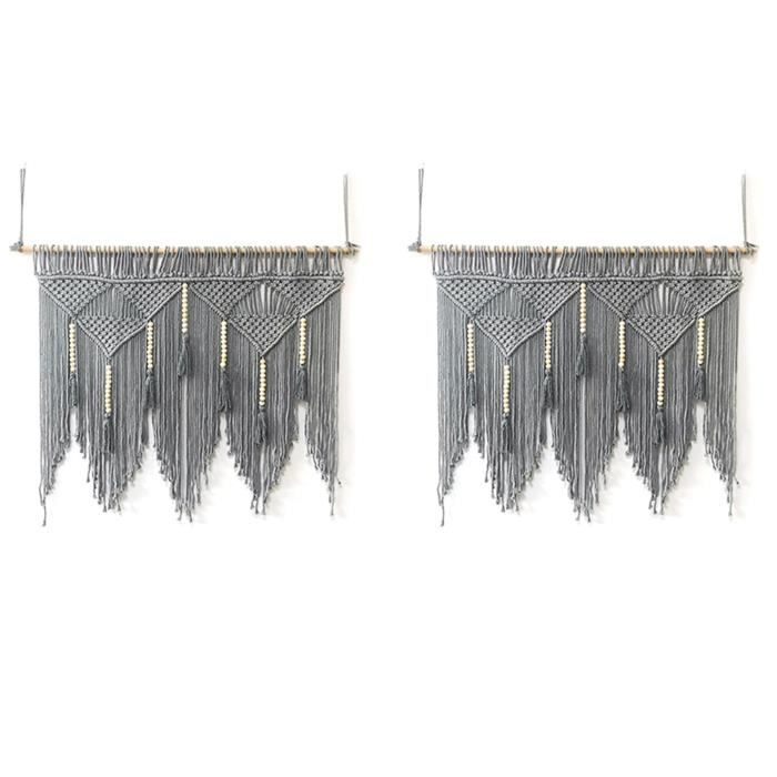 TEMPSA Rétro Fait Main Tapisserie Macramé Tenture Murale BOHO Chic