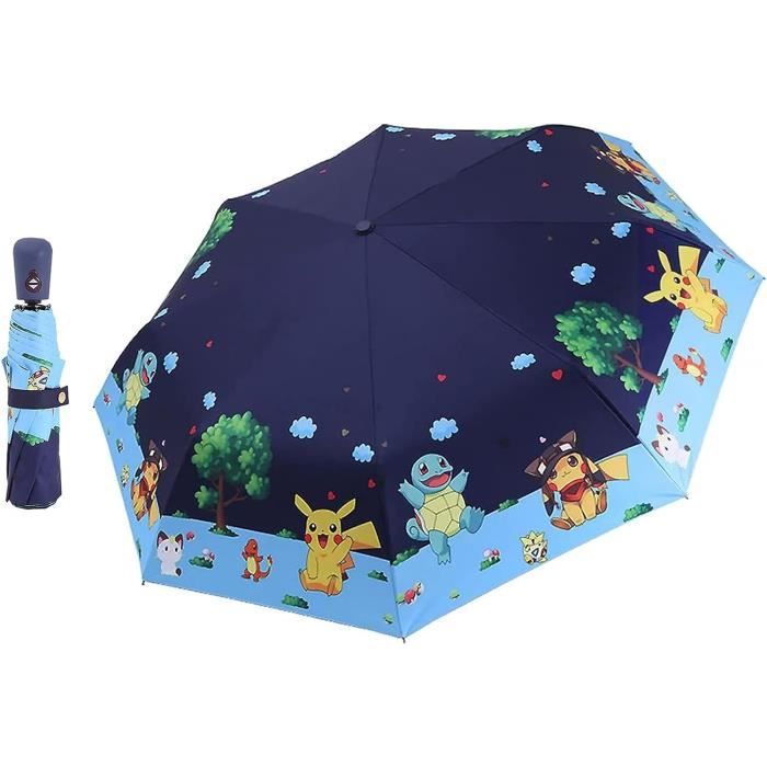 Parapluie Automatique TechRise - Compact Et Résistant Au Vent - Ouverture Une Main - Noir Classique - Garantie 36 Mois