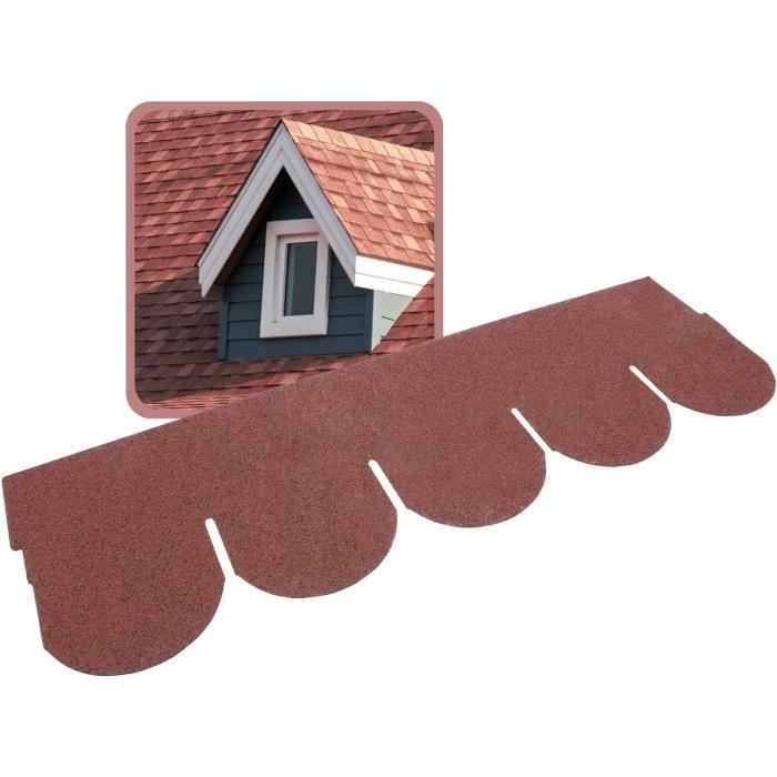 Lot De 3 Feuilles Tuiles Autocollantes Bardeaux Toit Maison De Poupée Échelle 1:12 - Marron