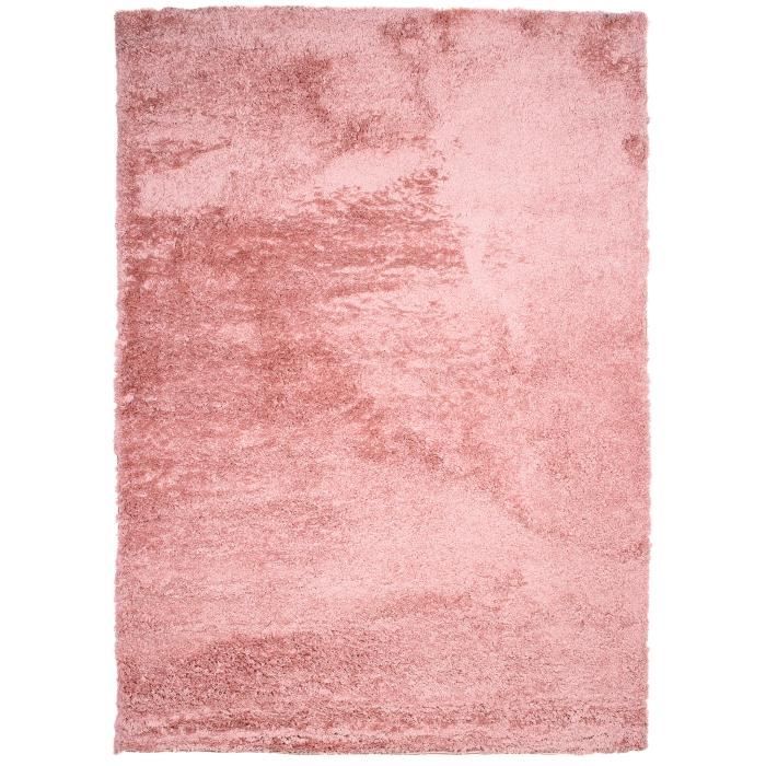 Muratap Basic shaggy vloerkleed roze hoogpolig- 140x200 cm Muratap Basic shaggy vloerkleed roze hoogpolig- 140x200 cm