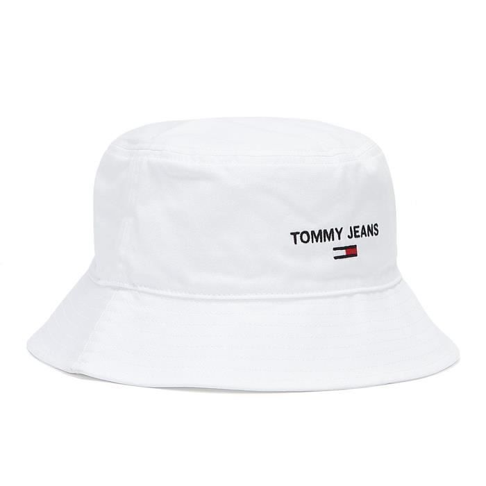 tommy jeans sport chapeau de seau blanc pour femmes - baby 1.5