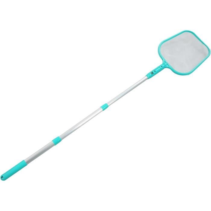 Filet De Nettoyage Piscine Keloppasit - Épuisette à Mailles Fines Avec Perche Télescopique 17-41 Pouces