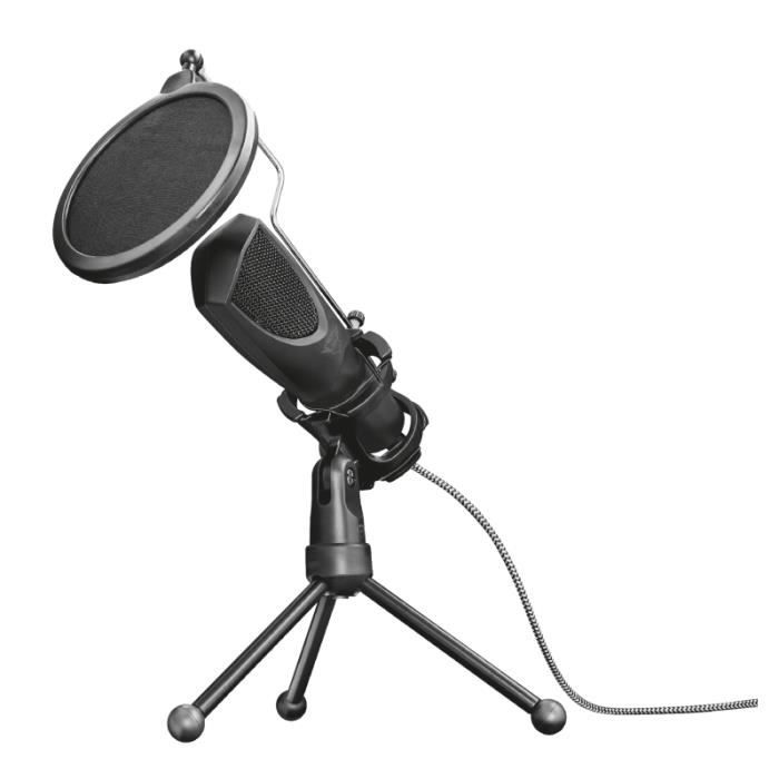 Fyvadio Microphone USB De Bureau Avec Bouton Mute LED - Réduction Bruit Pour Visioconférence