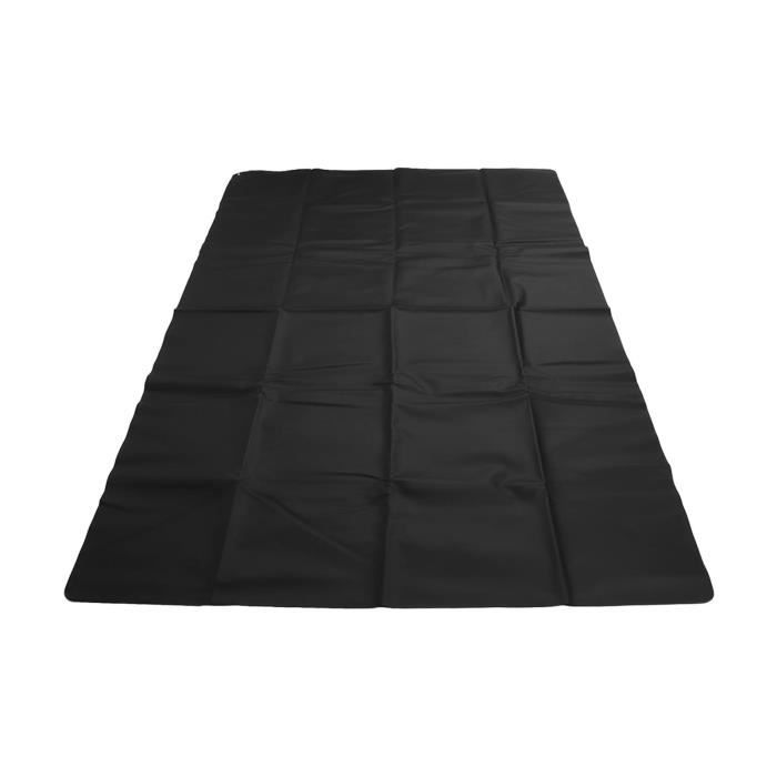Tapis De Mise à La Terre 25x30 Cm – Cuir Conducteur + Câble EU – Pour Lit, Bureau, Canapé, Yoga