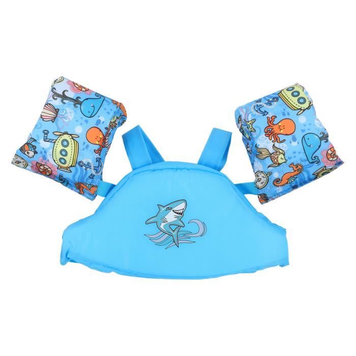 Gilet Flottant PROTAURI Enfant – Néoprène, Tailles S/M/L (8-35 Kg), Apprentissage Natation 2-9 Ans