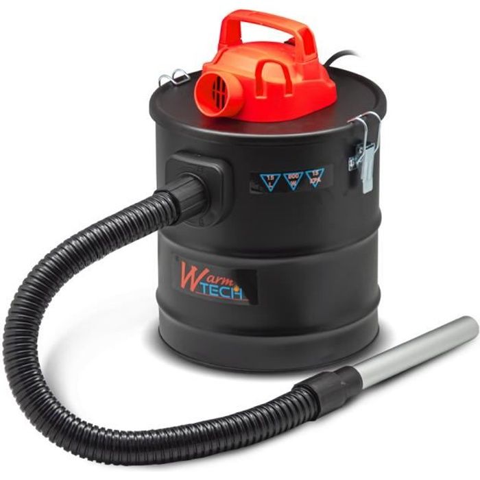 Vide cendres 800W 15L avec soufflerie - Warm Tech