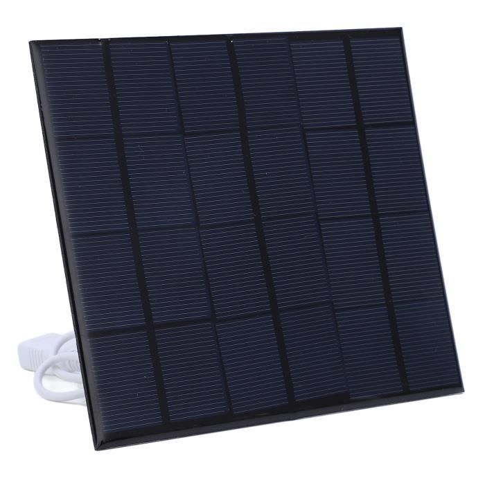 ZONADAH Kit Mini Panneau Solaire 1,2W 6V Avec Câble 3m - Chargeur Pour Projets, Camping, Jardin