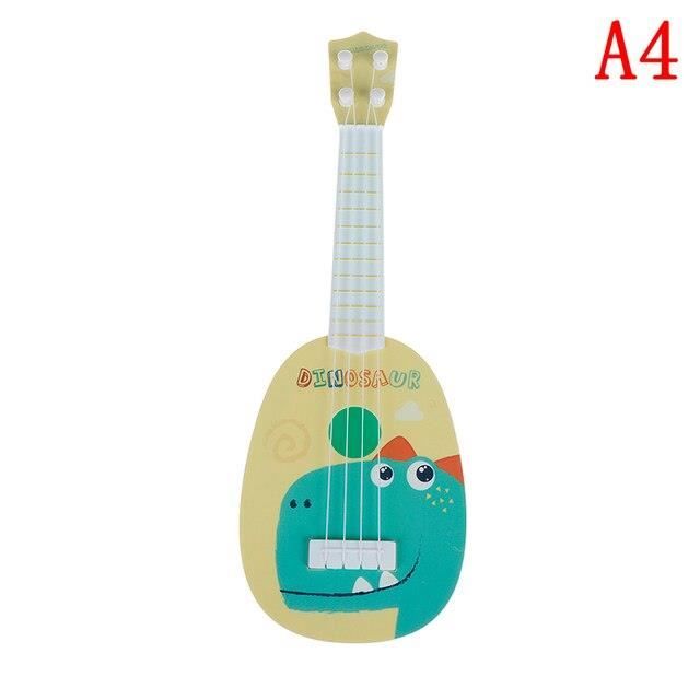Guitare Jouet Enfant 3-7 Ans – Ukulélé En Forme De Cœur Avec Cordes Accordables, Instrument Musical Éducatif Pour Fille Et Garçon