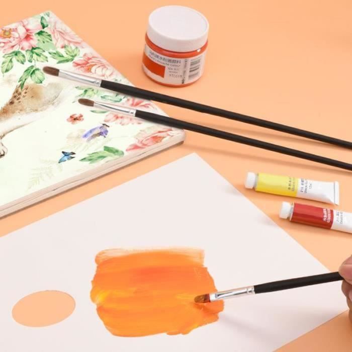 HURRISE Palette de peinture à l'huile Palette de papier jetable 2 pièces Palette jetable blanche
