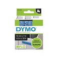 DYMO LabelManager cassette ruban D1 12mm x 7m Noir/Bleu (compatible avec les LabelManager et les LabelWriter Duo)-1