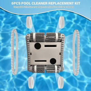 Roues De Guidage De Remplacement Pour Robot Nettoyeur De Piscine Dolphin - Lot De 4 Roues + 2 Engrenages, En ABS