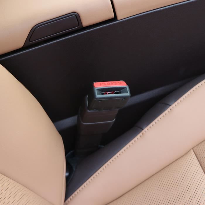 Extension de rallonge de ceinture ventrale de sécurité avec boucle pour  siège d'auto universel(noir)---GAR - Cdiscount Auto