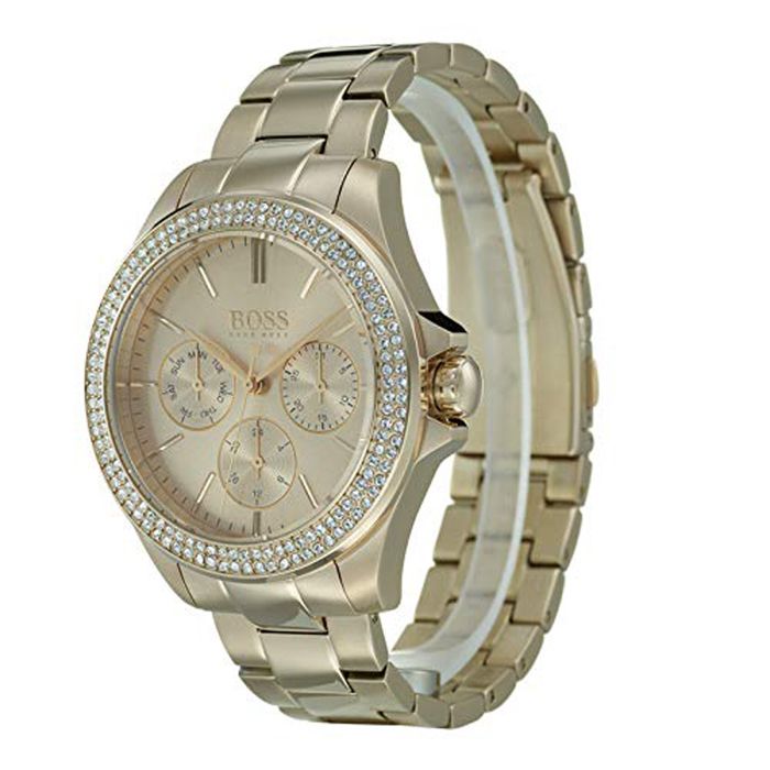 MONTRE FEMME ANALOGIQUE CRISTAL OR ROSE 1502443 38 mm Achat vente montre Femme Cdiscount