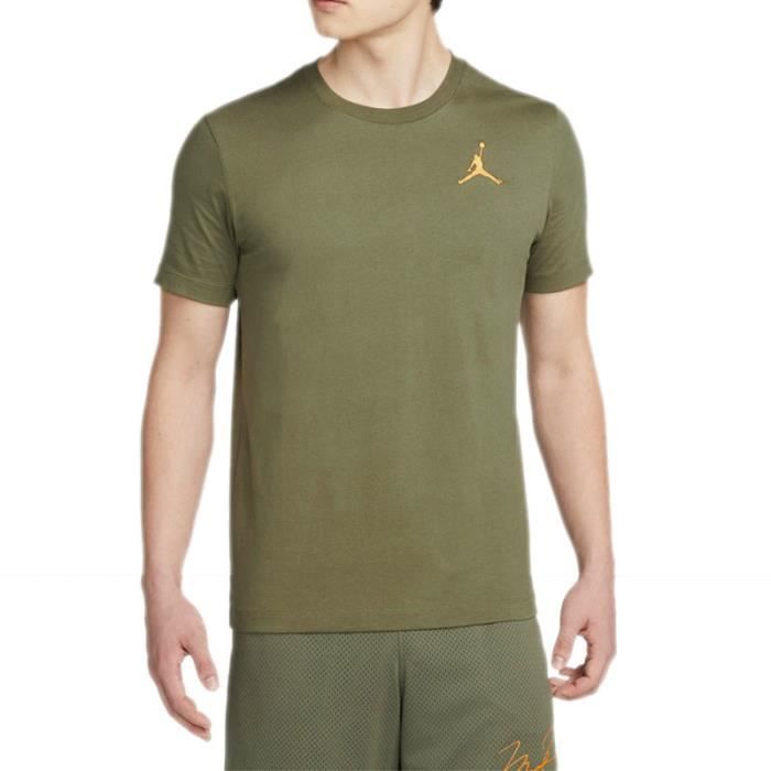 Tee-shirt Nike Jordan Jumpman Vert Manches courtes Homme