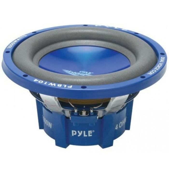1 altoparlante compatibile con PYLE RED LABEL PLW10RD woofer 25,00 cm 250 mm 10 300 watt rms 600 watt max 4 ohm 86,7 db spl auto rosso, 1 pezzo
