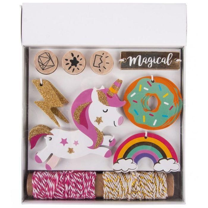 CRAZE Tampon pour enfants avec motifs licornes - 20 tampons encreurs lavables pour enfants - Ensemble de tampons colorés avec bloc de papier dans un étui - 29190 : CRAZE CRAZE Tampon pour enfants avec motifs licornes - 20 tampons encreurs lavables pour enfants - Ensemble de tampons colorés avec bloc de papier dans un étui - 29190 : CRAZE