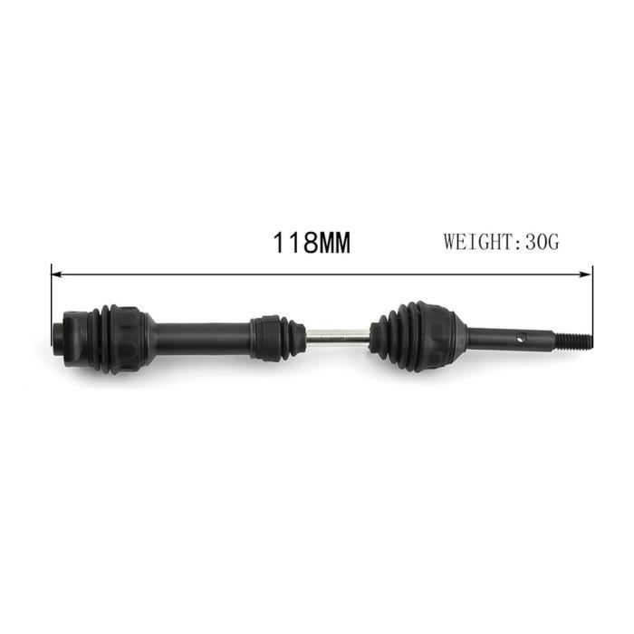 2 Pièces Arbre De Transmission Universel Amélioré CVD 110-155mm Pour SCX10 CC01 D90 D110 Vehicule Rc Tout Terrain 95105377