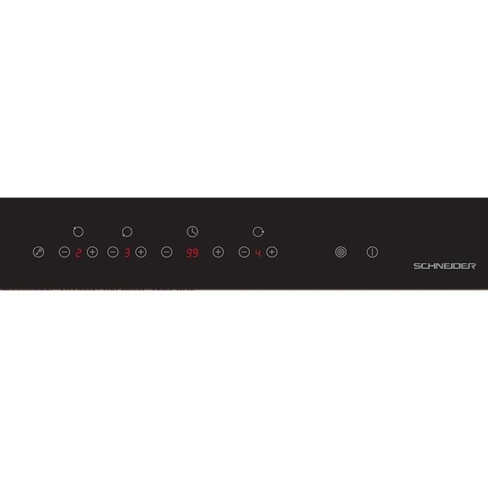 Schneider SCCH603TSE Plaque vitrocéramique 3 zones de cuisson 60 cm