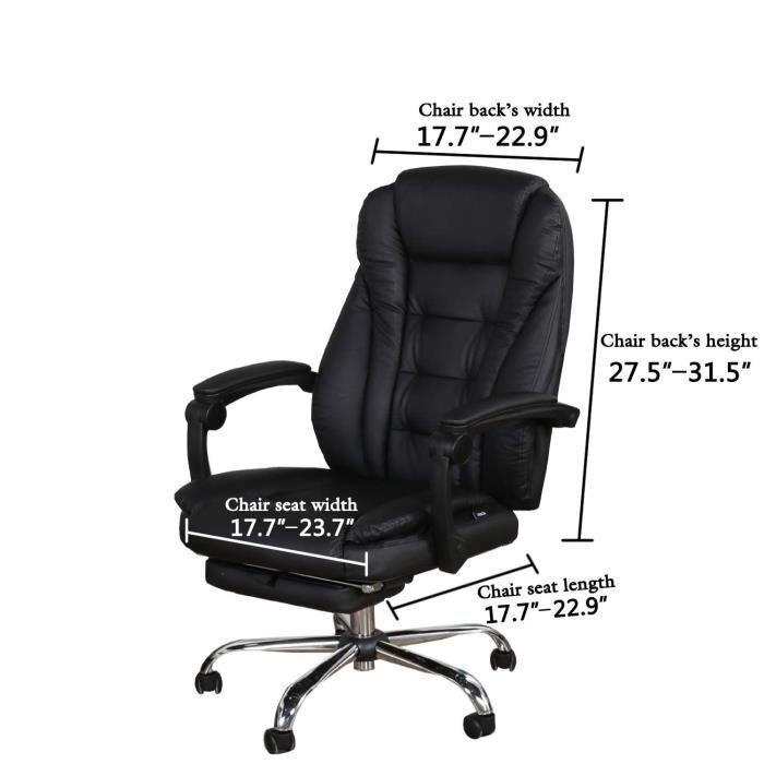 Housses Extensibles Pour Appui-tête De Chaise De Bureau - Tissu Jacquard, Taille Ajustable (50-60x9-12x30-40 Cm) - 2 Pièces, Café Foncé - Anti-tâches, Lavable