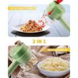 Ensemble de coupe-légumes électrique 4 en 1 - Coupe-légumes électrique multifonction - Hachoir portable - Accessoires de cuisine-2