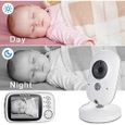 Caméra Bébé Surveillance - sans Fil Baby Phone Vidéo Longue Portée-  Surveillez Bébé avec Précision et Confort -  3.2 pouces-2