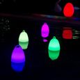 Baladeuse LED sans fil LUMISKY LIBERTY C25 - Waterproof et flottante - H 24 cm - Blanc et multicolore-2