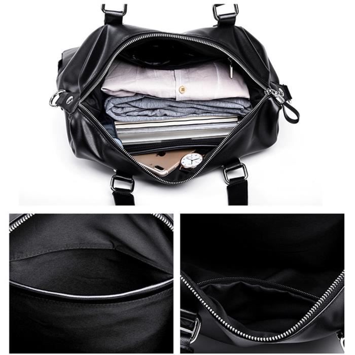Sac Bandoulière Homme En Cuir PU Weixier - Voyage, Léger, Avec Poches - Taille Moyenne (19x28cm) - Neuf Avec étiquettes
