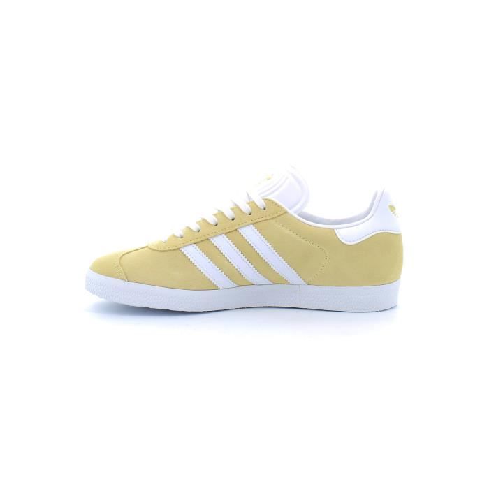 Adidas gazelle w Jaune Jaune paille Cdiscount Chaussures