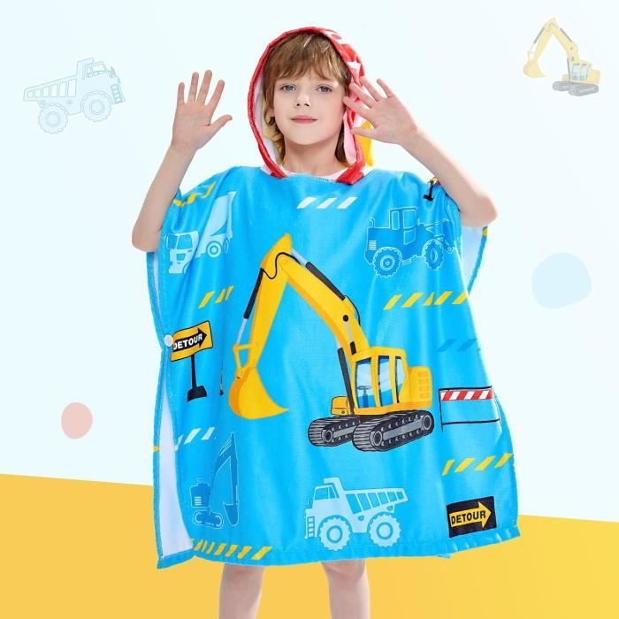 Serviette De Bain Enfant Sam Le Pompier (Fireman Sam) - 70 X 140 Cm - Coton Doux - Idéale Plage, Piscine, Bain