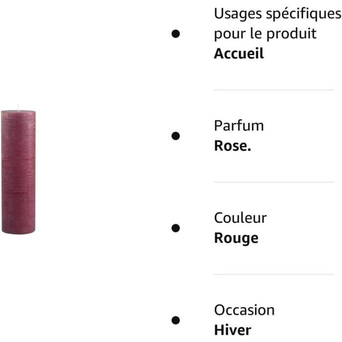 Bougie Pilier Vert, Différentes Tailles | Jolies Trouvailles - Maison Saint Sa