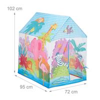 Test de la tente tipi pour enfants Paco Home blanc-gris avec accessoires