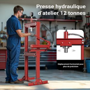 Presse Hydraulique Atelier 50 Tonnes AUTOBEST - Hydropneumatique Pour Travaux Mécaniques